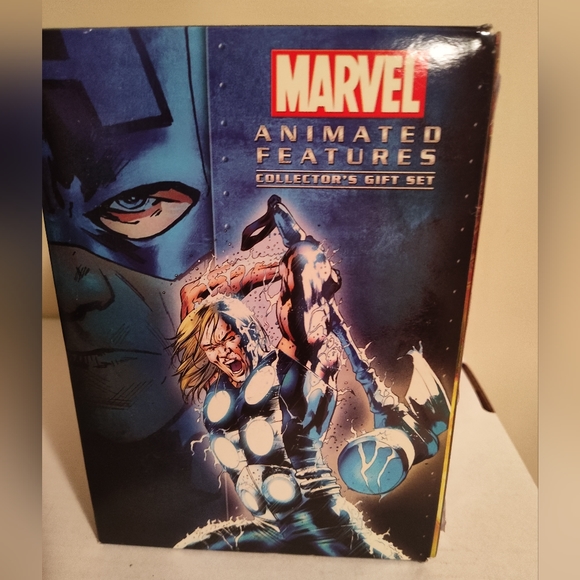 Brand new Marvel animated collection gift set DVDs with limited icons bust. - Picture 4 of 5